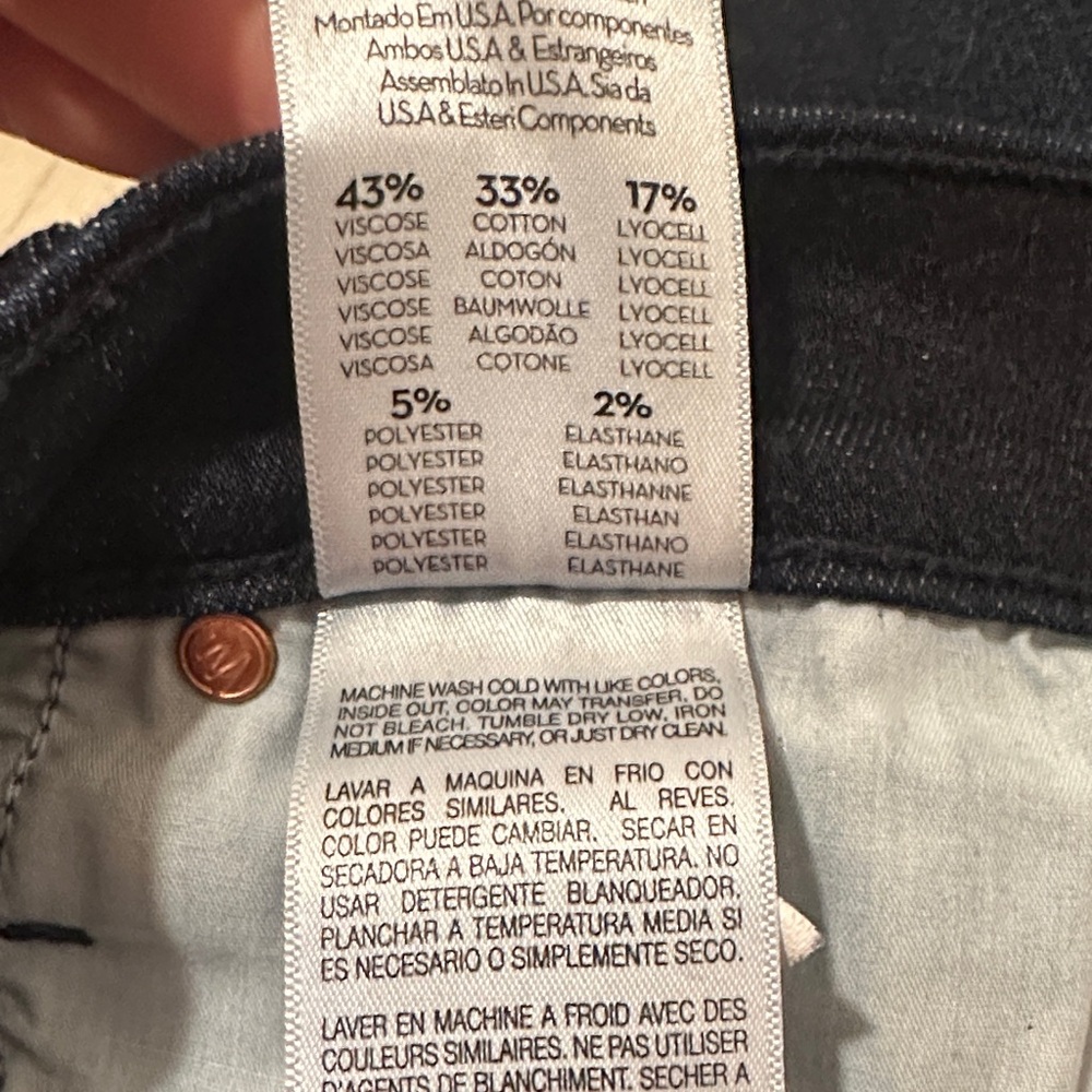 MOTHER Now Or Never Mid Rise Ankle Jeans *altered* 23 in inseam - Picture 7 of 9